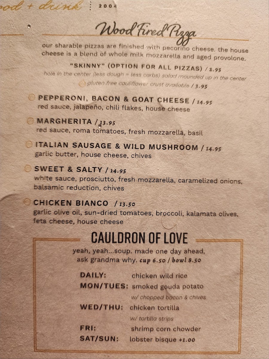 Hazelwood Food and Drink Menu - Image 3