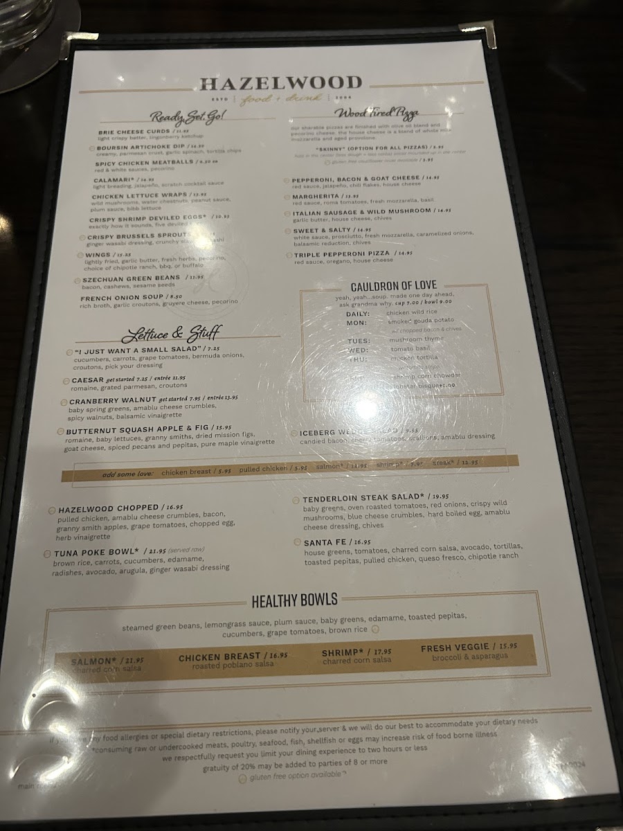 Hazelwood Food and Drink Menu - Image 4